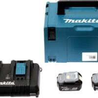 PACK 2 BATTERIE 5Ah 18v CHARGEUR DOUBLE MAKPAC DC18RD