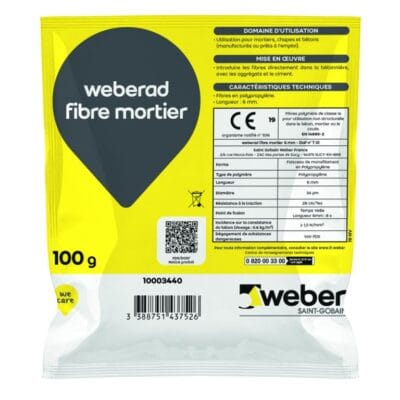 WEBERAD FIBRE MORTIER